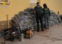 La Guardia Civil desarticula un grupo criminal albanés dedicado al cultivo de marihuana en Algar de Palancia
