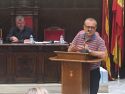 El concejal de Educación, José Manuel Tarazona, en el pleno celebrado ayer