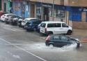 La avenida Periodista Azzati de Puerto de Sagunto ha vuelto a inundarse por las lluvias